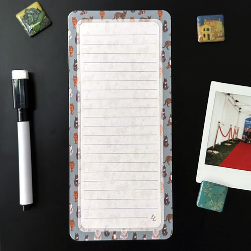 Cats - Magnetic Dry Erase List image 0