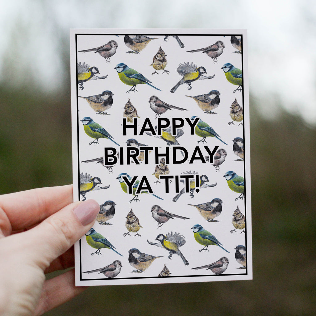 Happy Birthday Ya Tit Greetings Card image 0