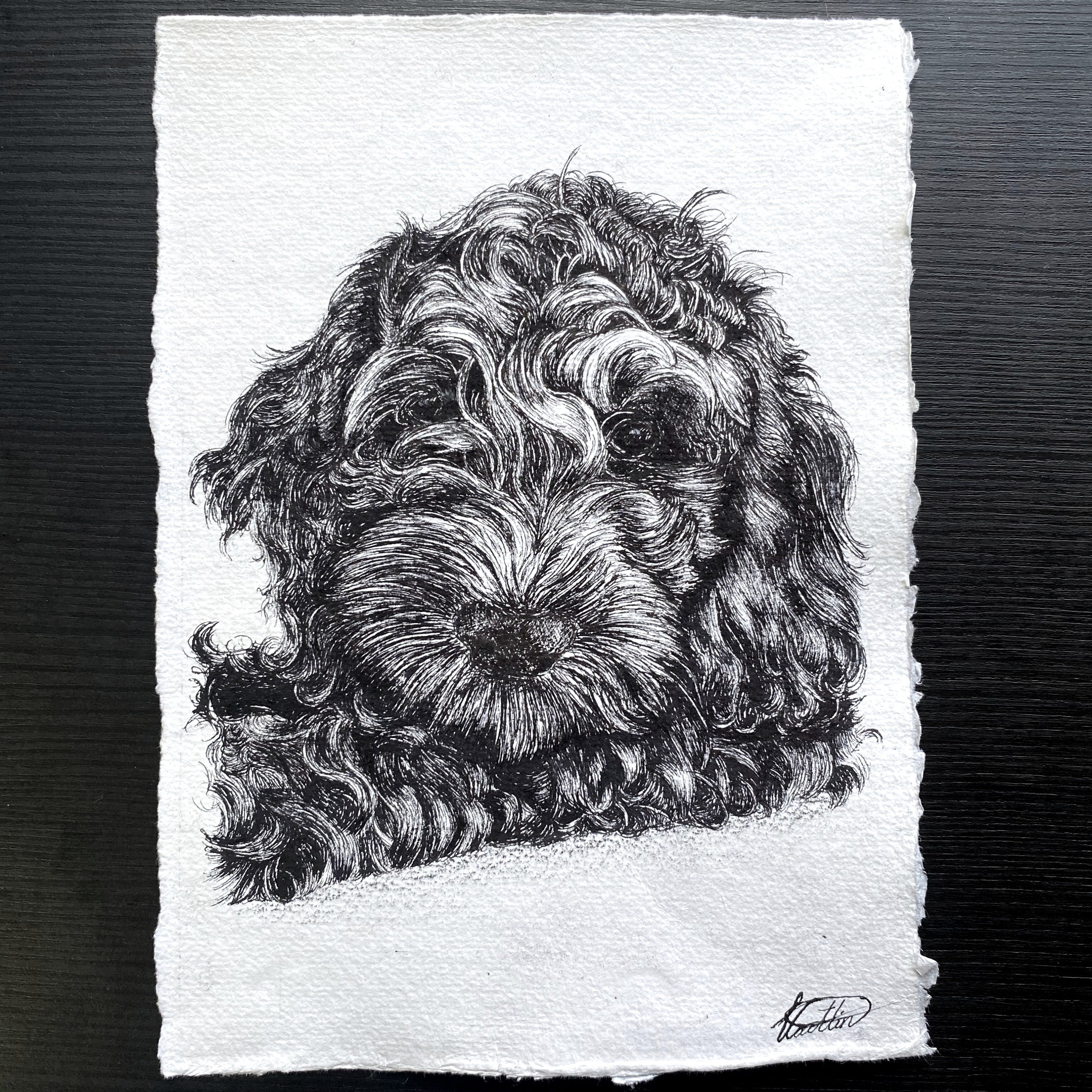 A5 Pet Portrait Commission image 3