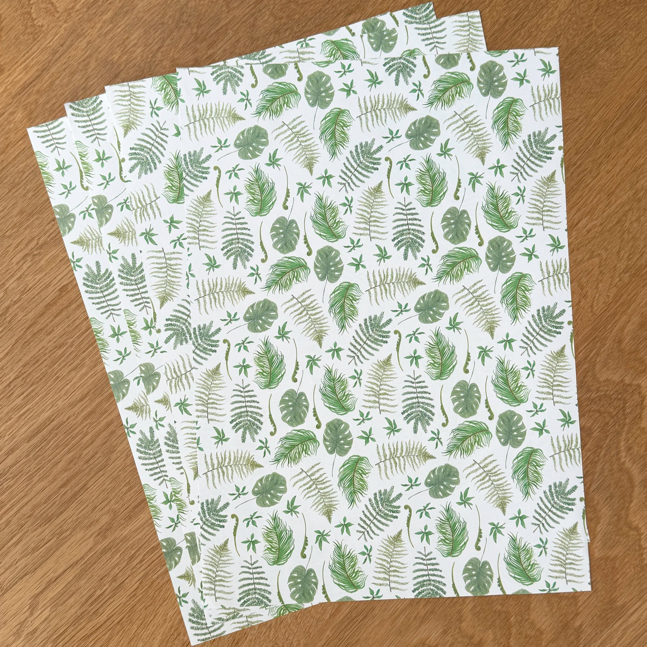Rainforest A4 Patterned Paper - Set of 4 image 1