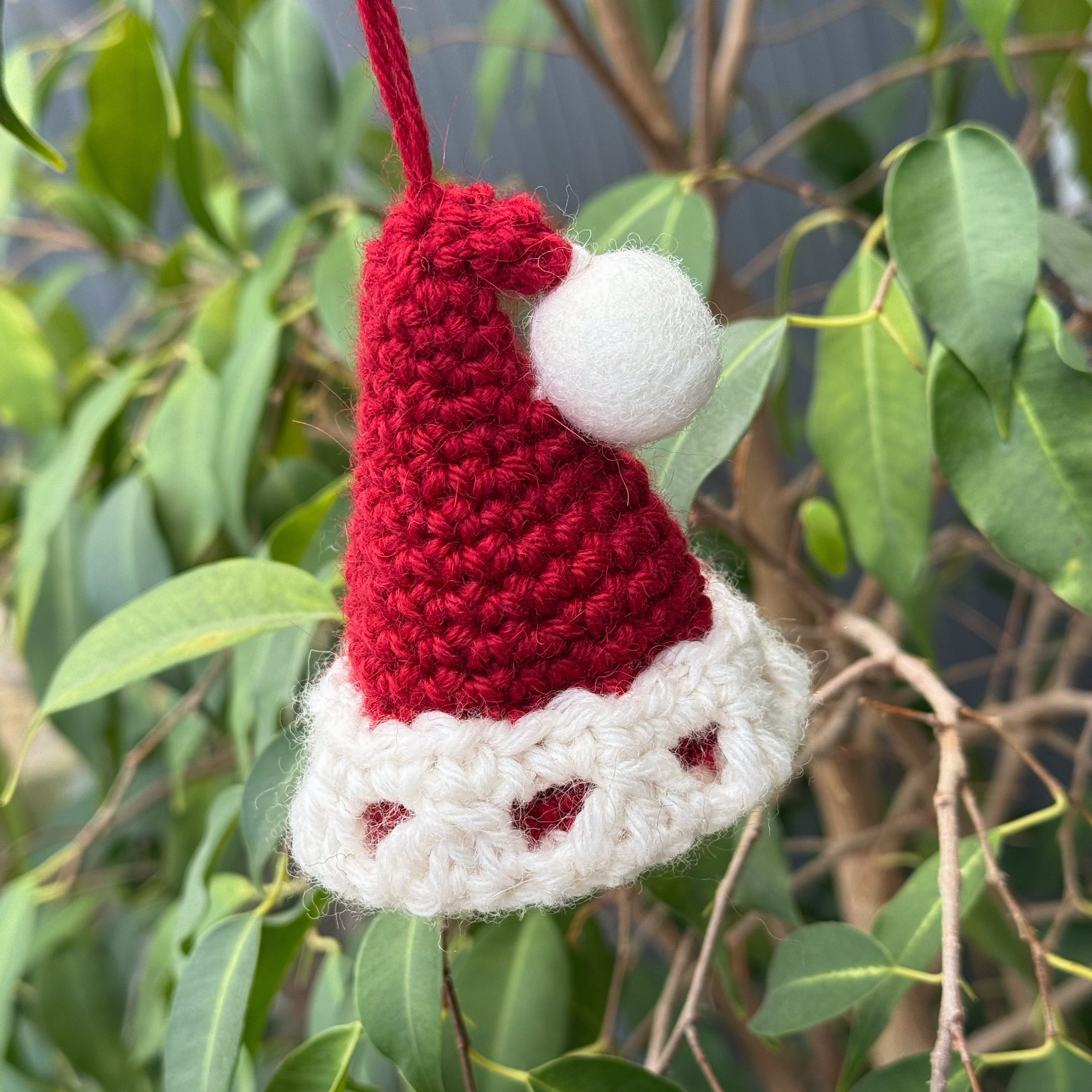 Crocheted Santa Hats image 1
