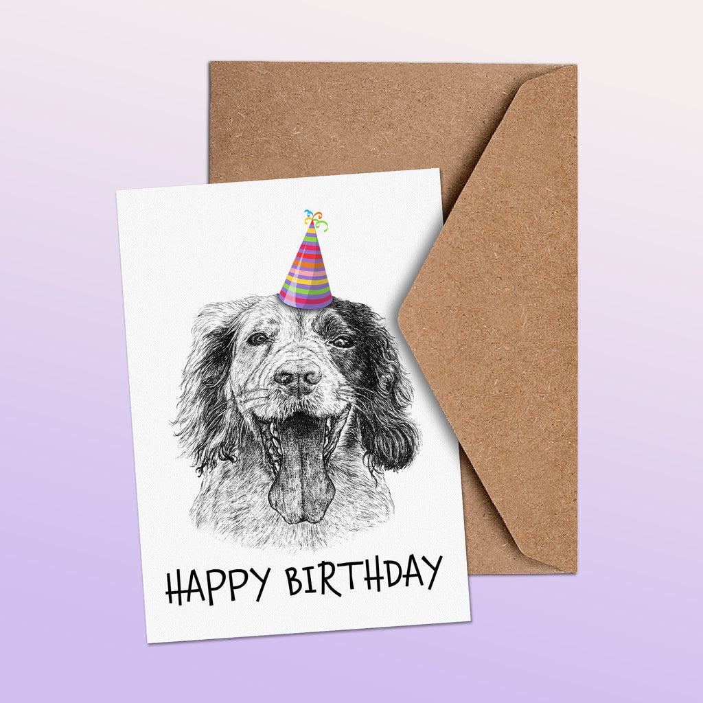 Springer Spaniel (#3) Greetings Card image 1