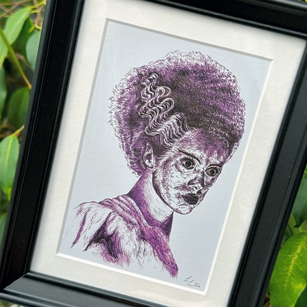 Frankenstein's Bride A6 Print image 2