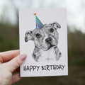 Staffordshire Bull Terrier (#1) Greetings Card image 0